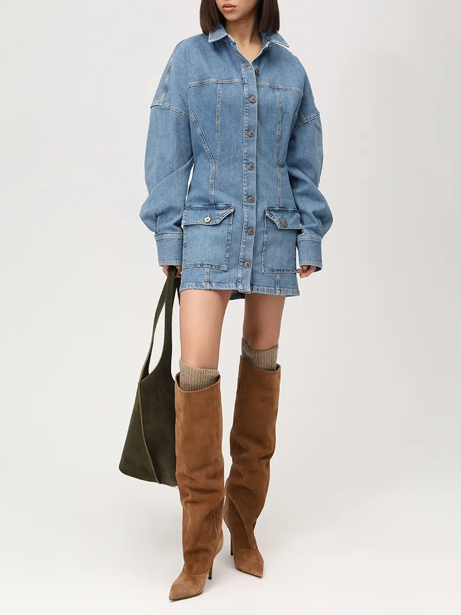 Платье джинсовое