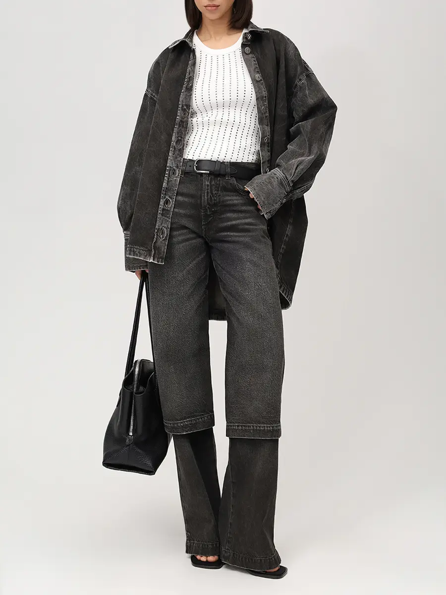 Рубашка джинсовая