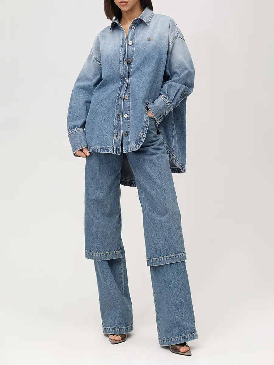 Рубашка джинсовая