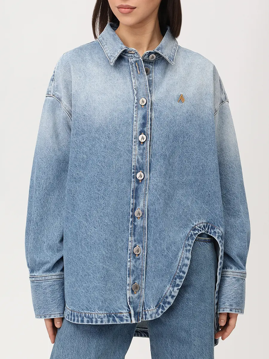 Рубашка джинсовая