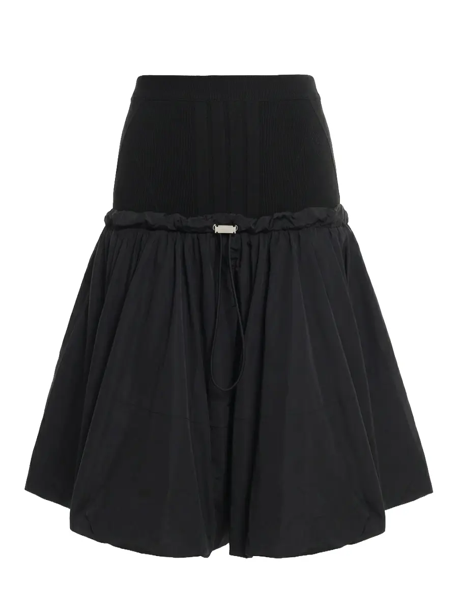 Юбка однотонная