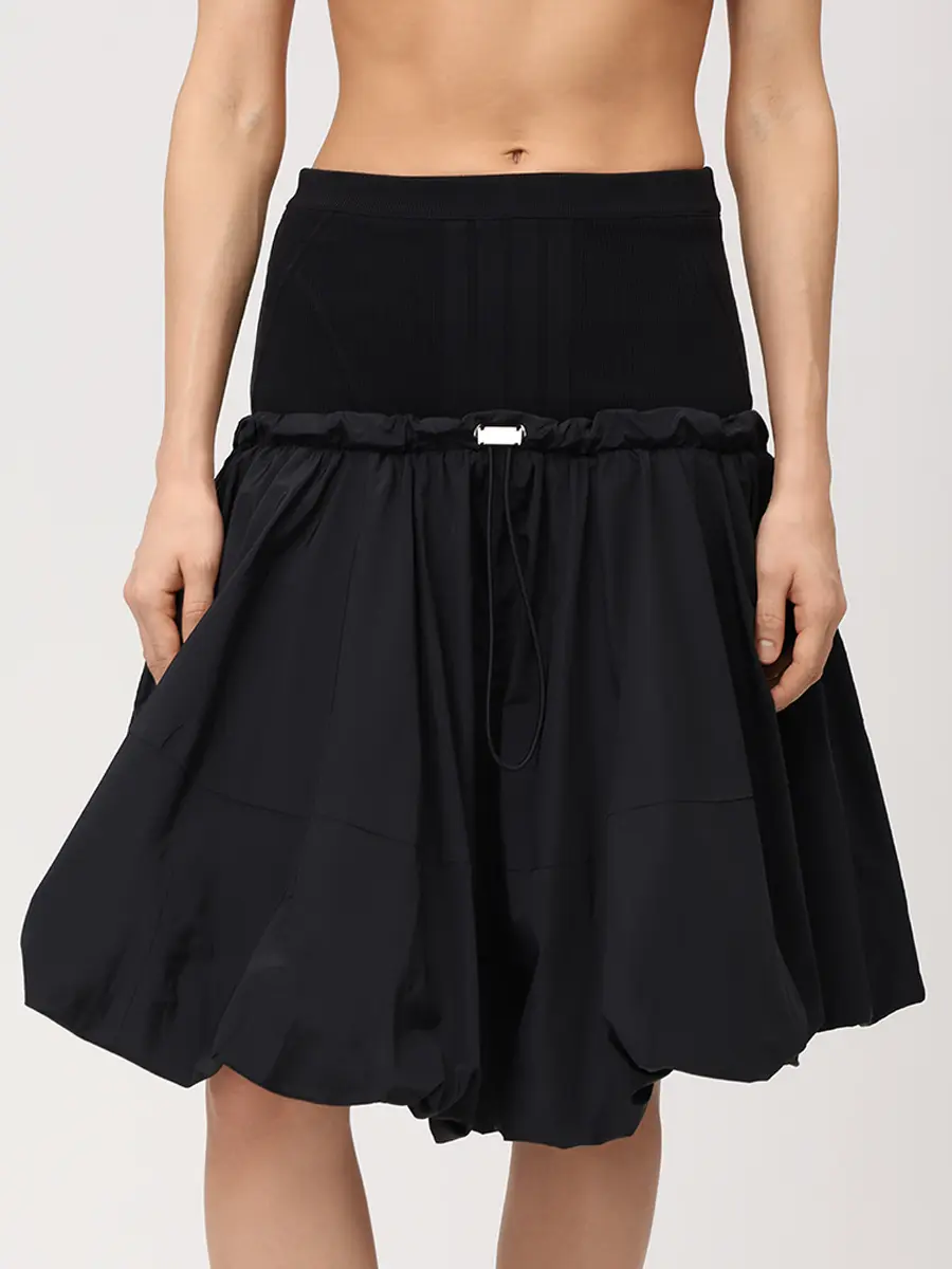 Юбка однотонная