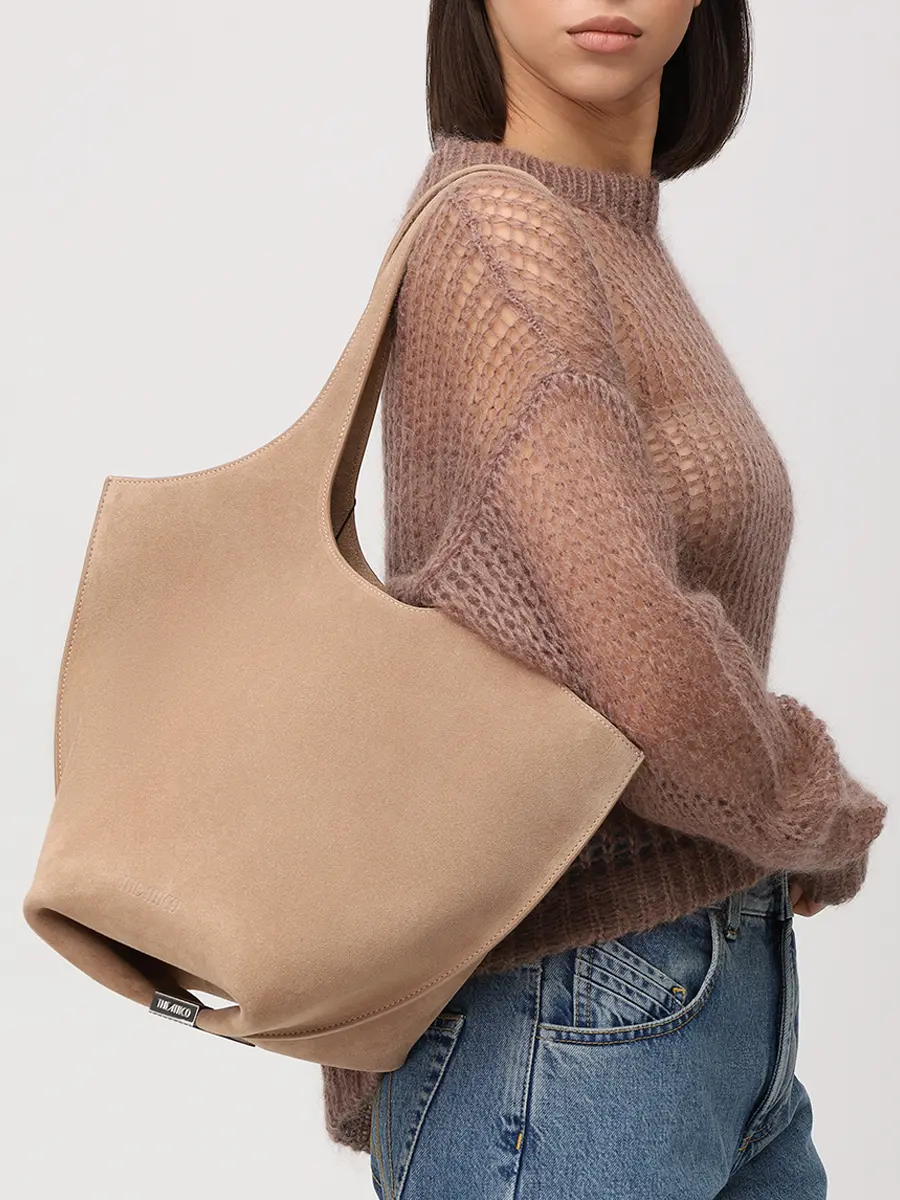 Сумка замшевая