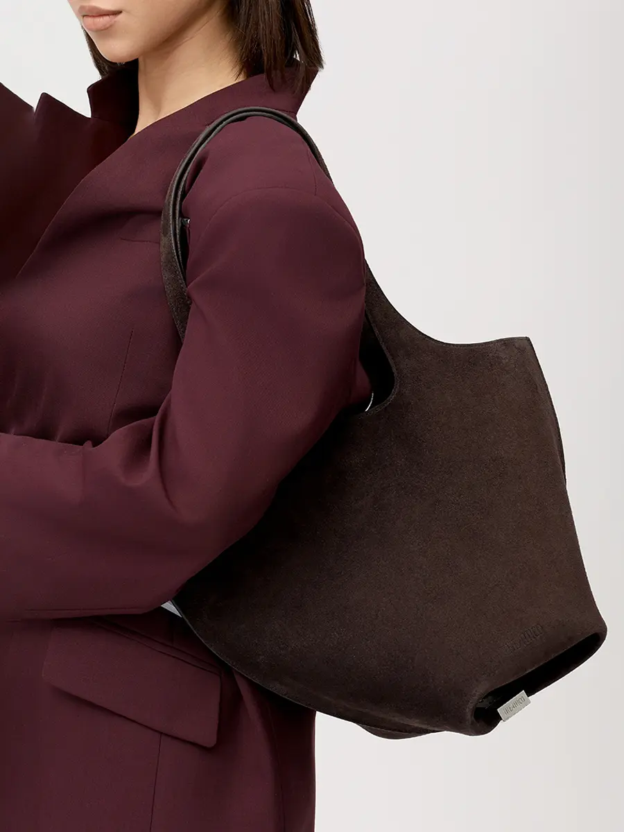 Сумка замшевая