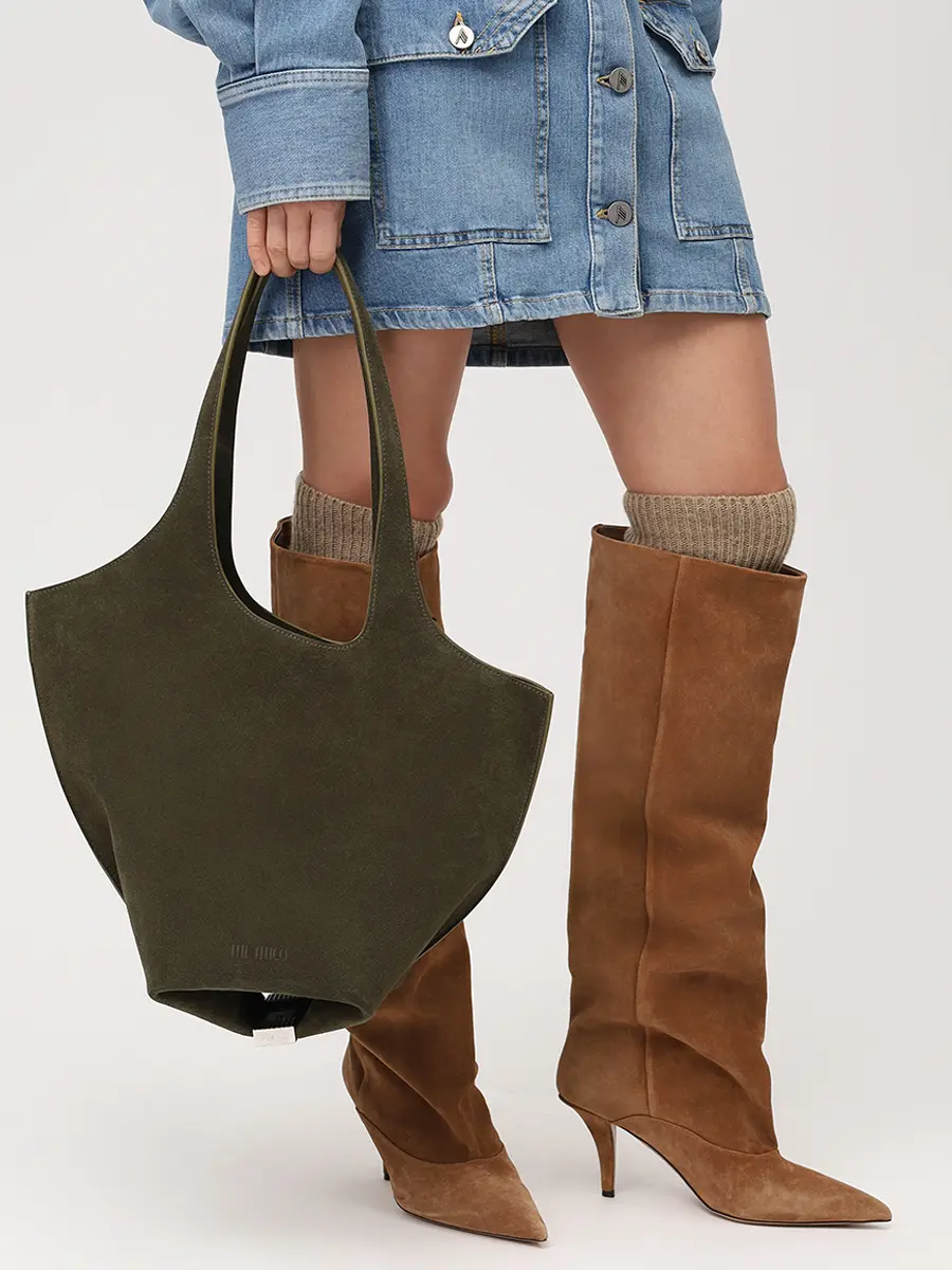 Сумка замшевая