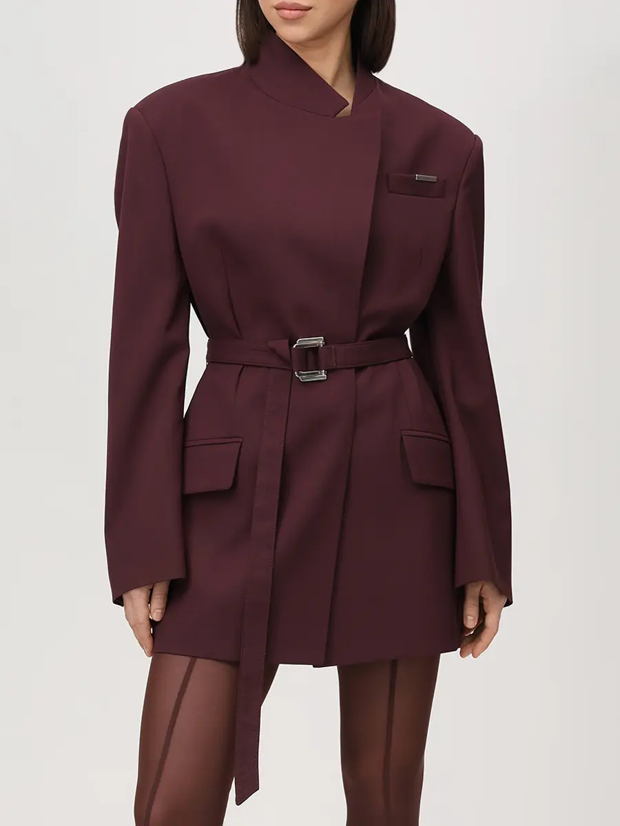 Жакет однотонный