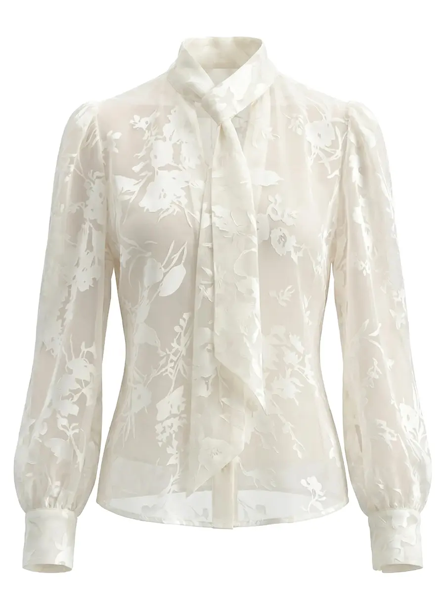 Блуза шелковая