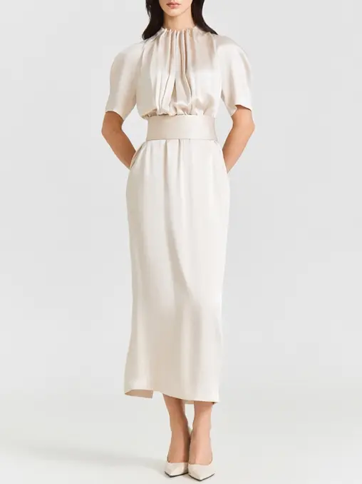 Платье атласное AMMONIT