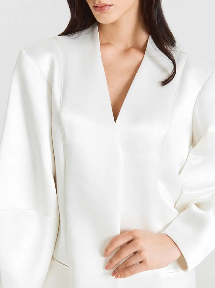 Платье атласное