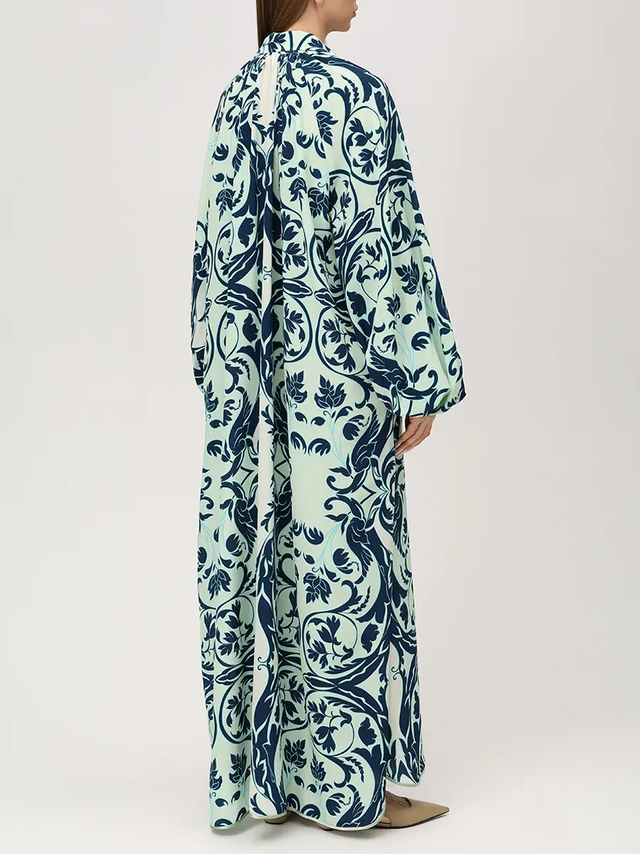 Платье шелковое