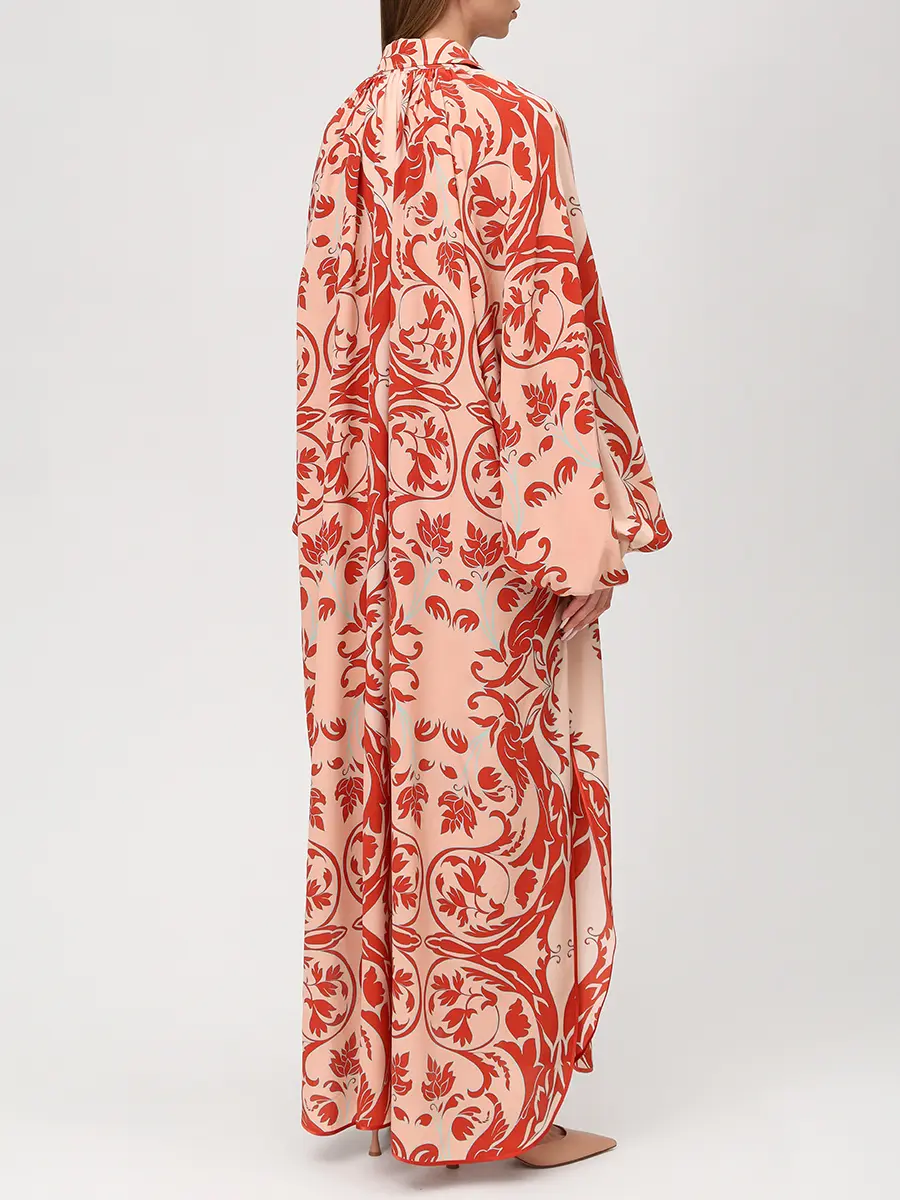 Платье шелковое