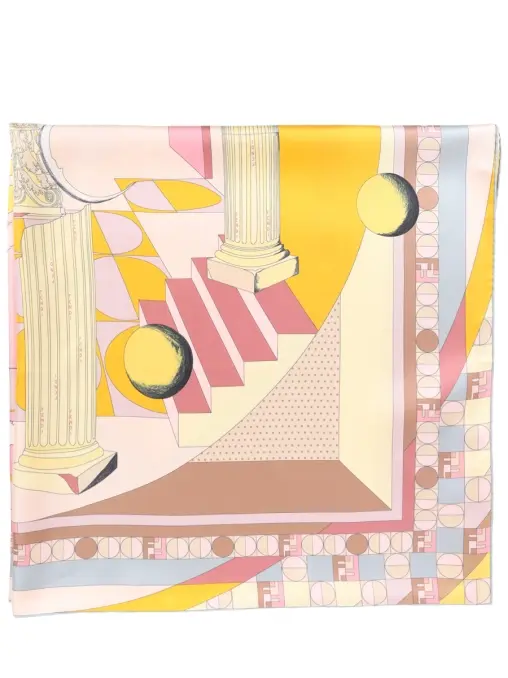 Платок шелковый FENDI