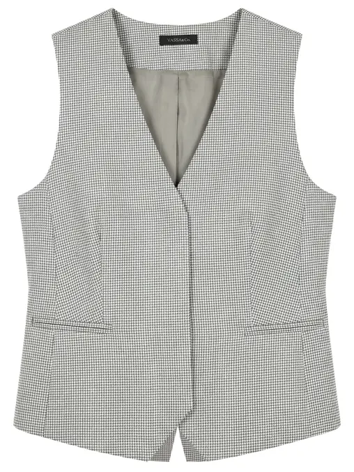 Жилет однотонный VASSA&CO