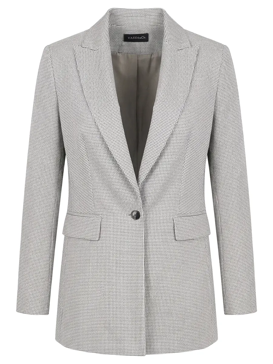 Пиджак однотонный