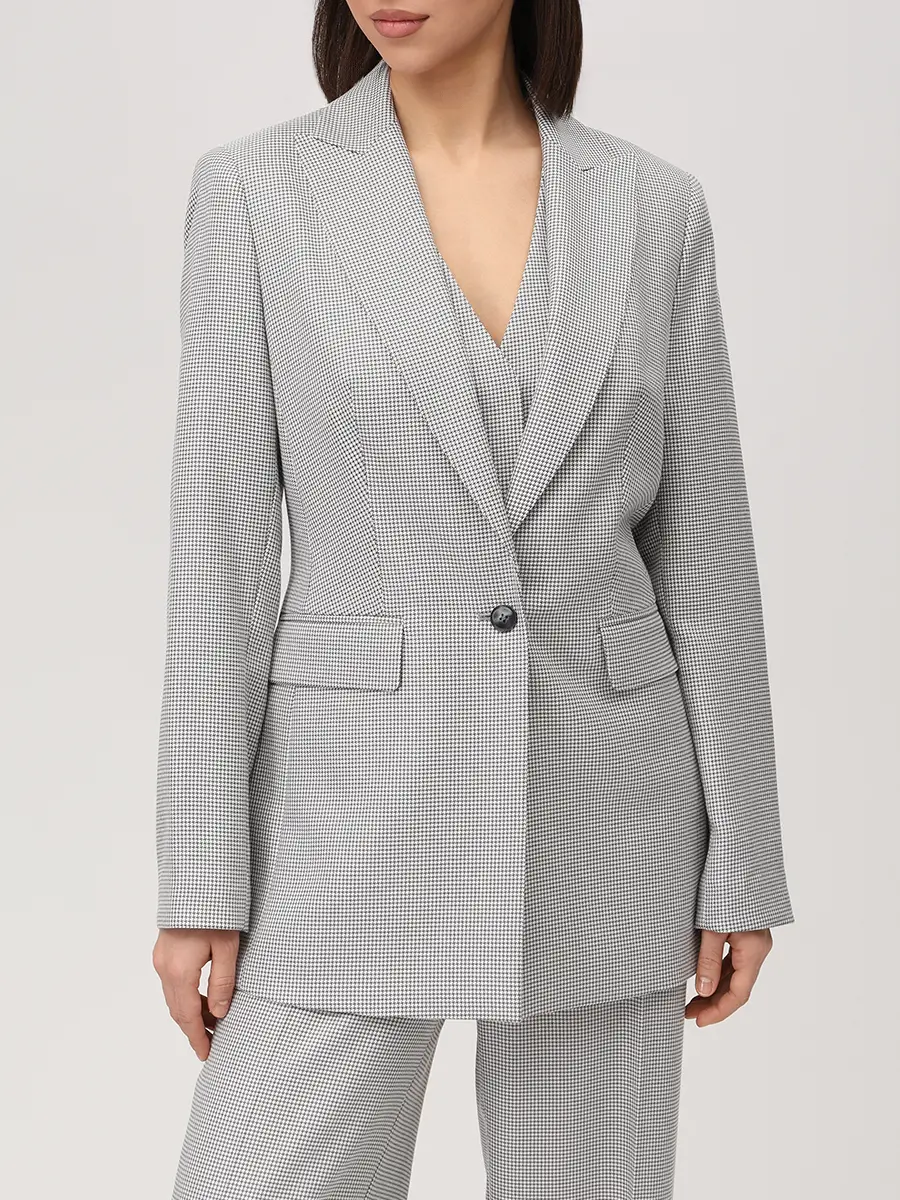 Пиджак однотонный
