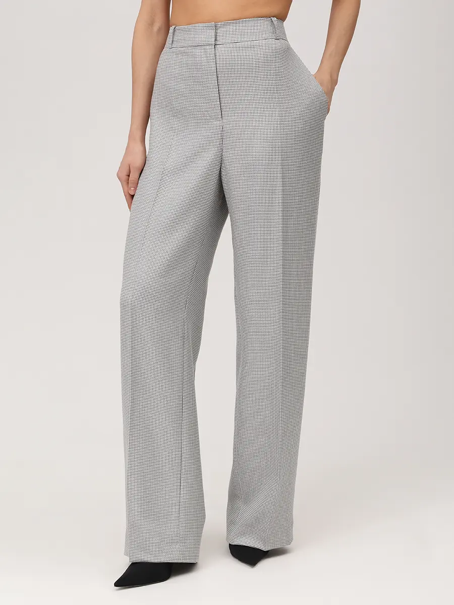 Брюки однотонные