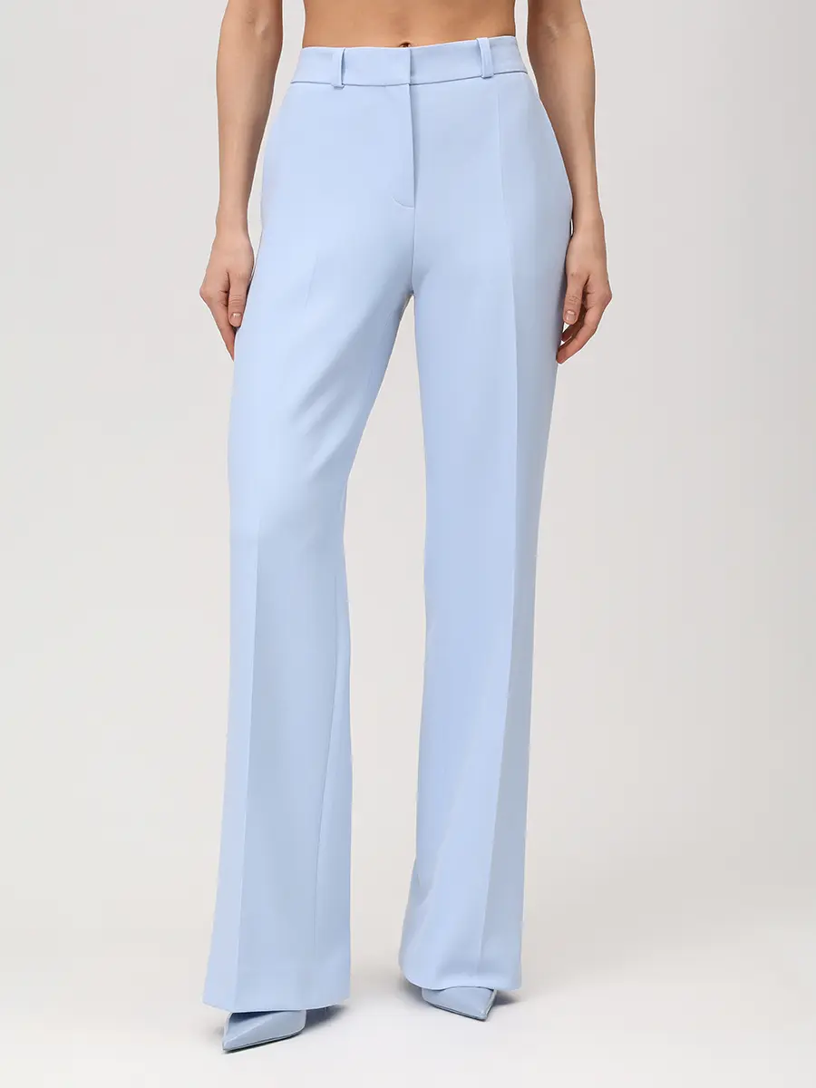 Брюки однотонные