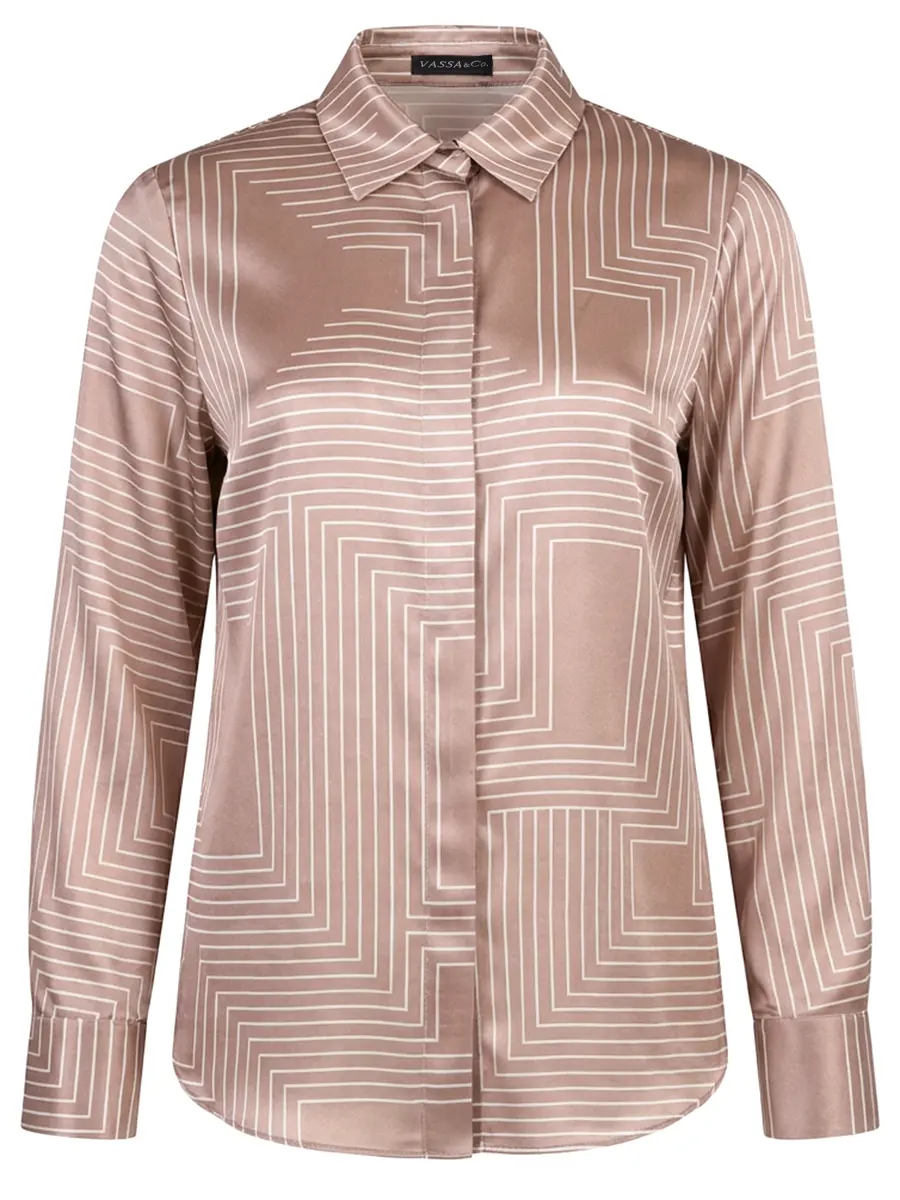 Блуза шелковая