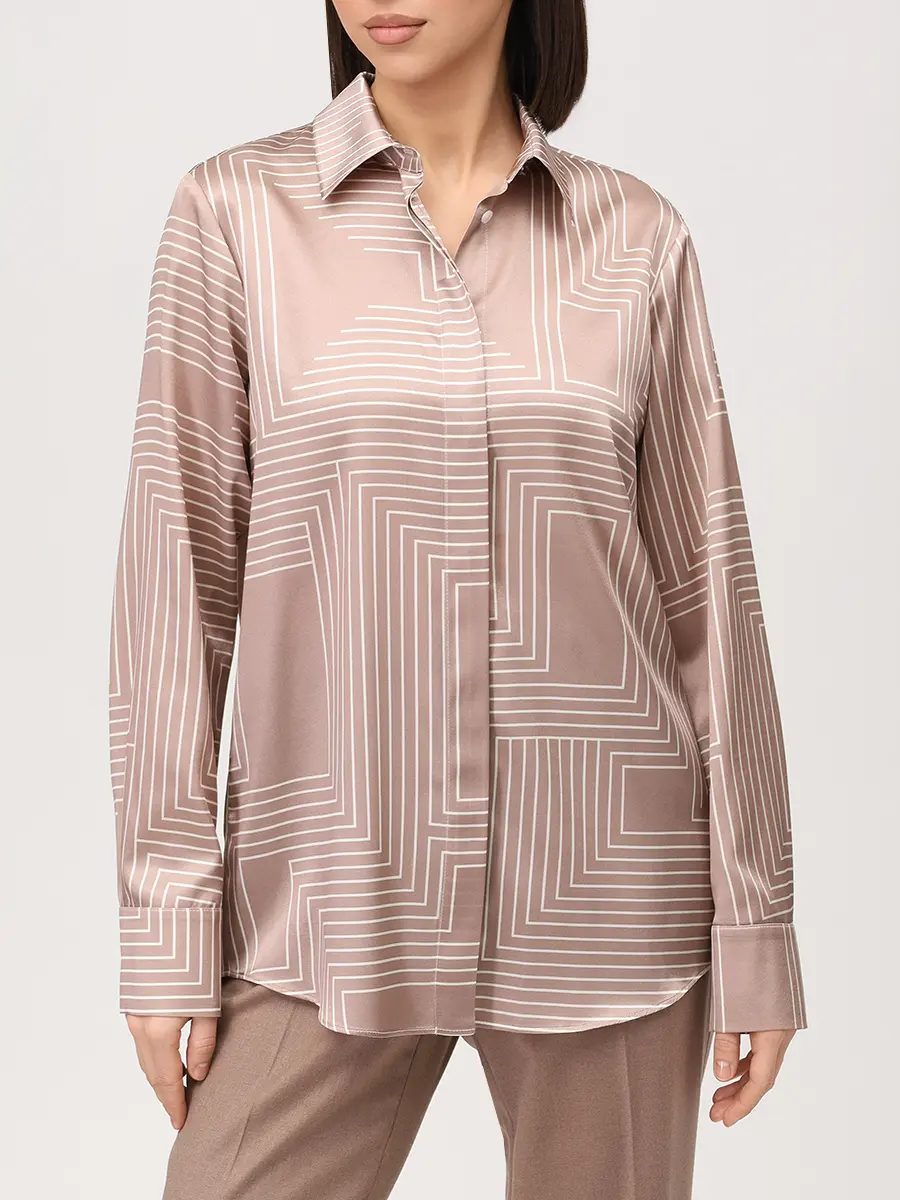 Блуза шелковая