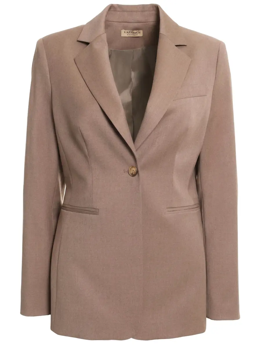 Пиджак однотонный