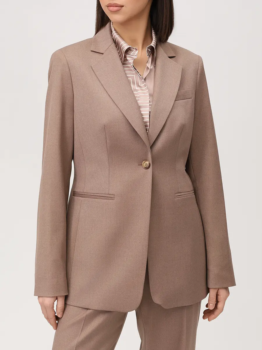 Пиджак однотонный