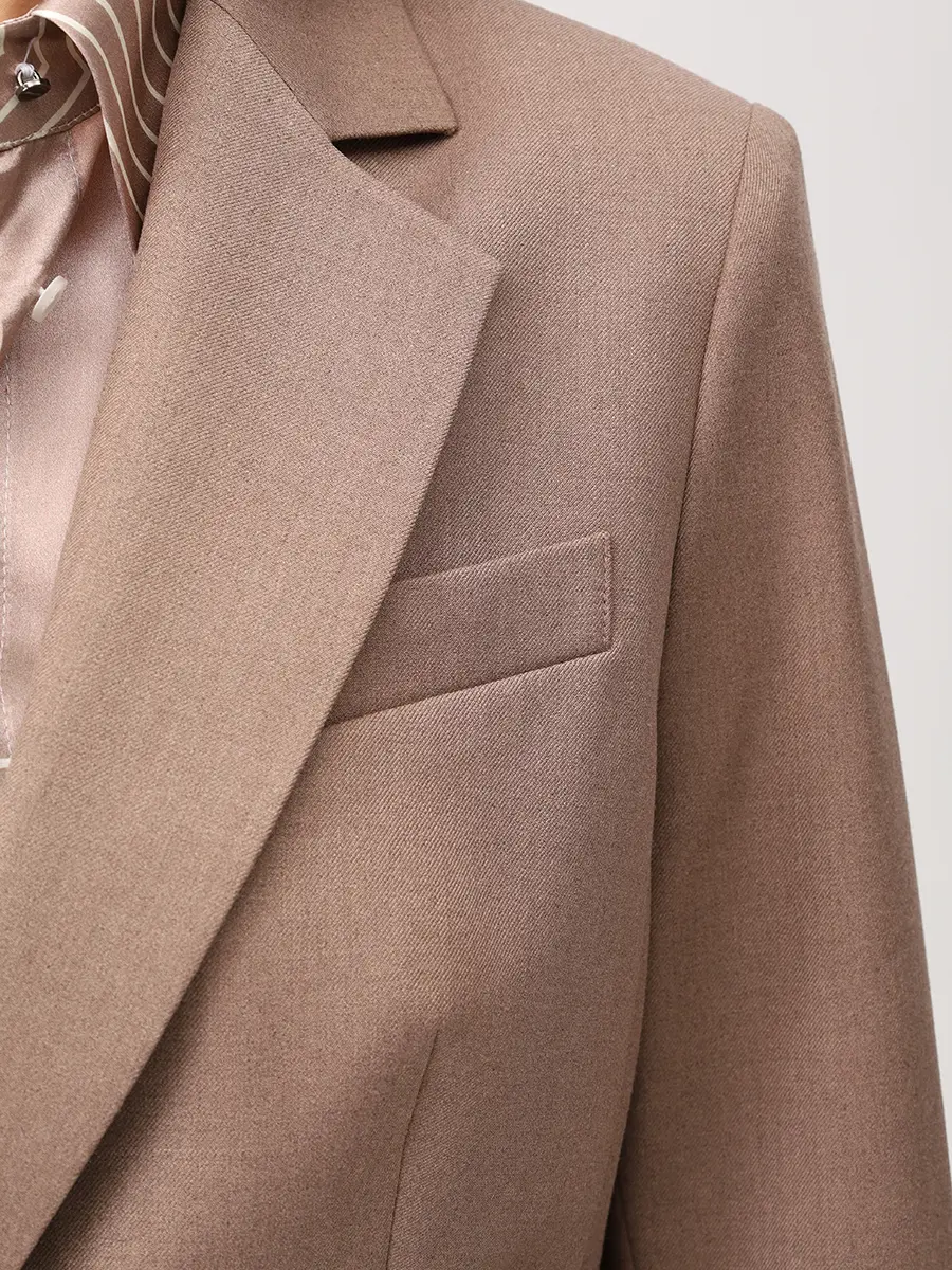Пиджак однотонный