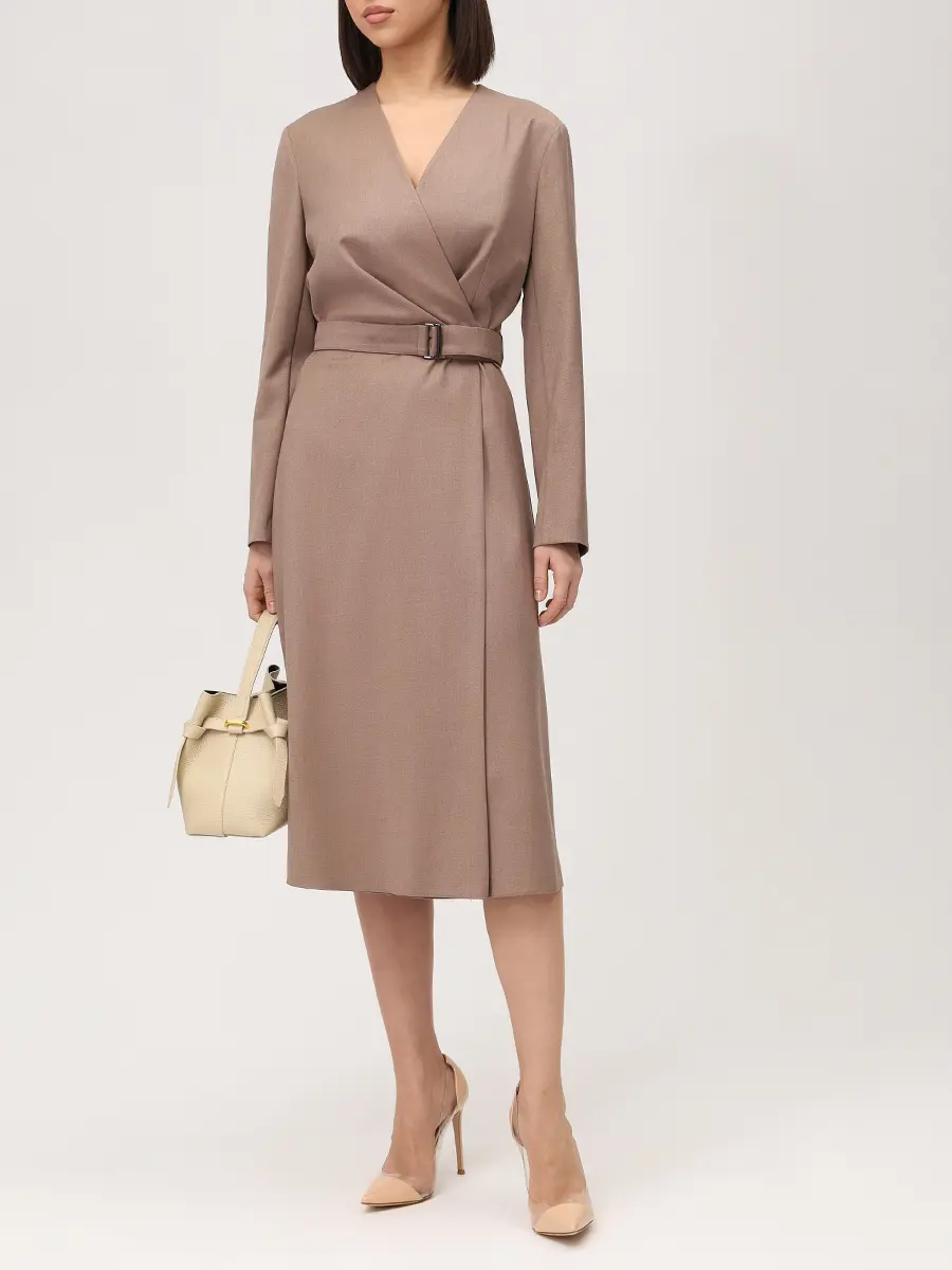 Платье однотонное