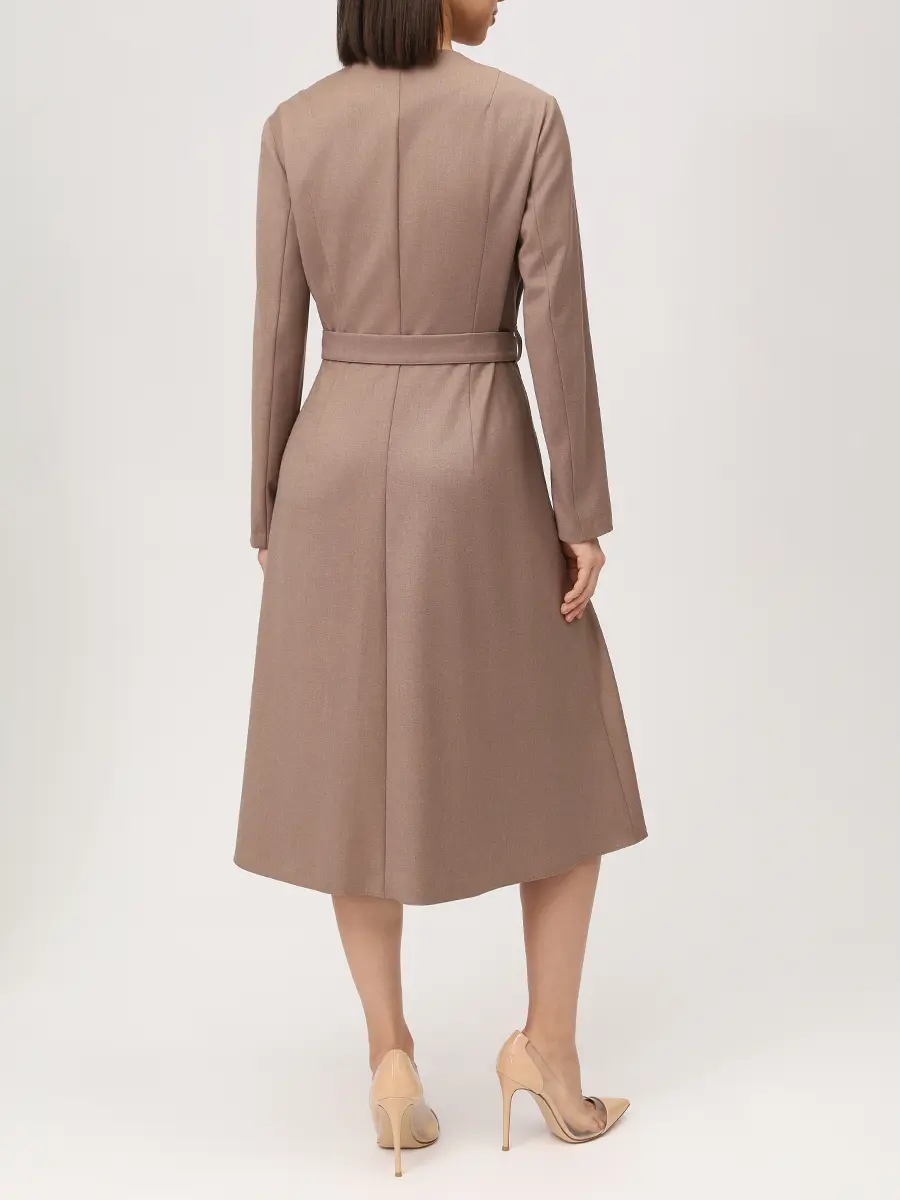 Платье однотонное