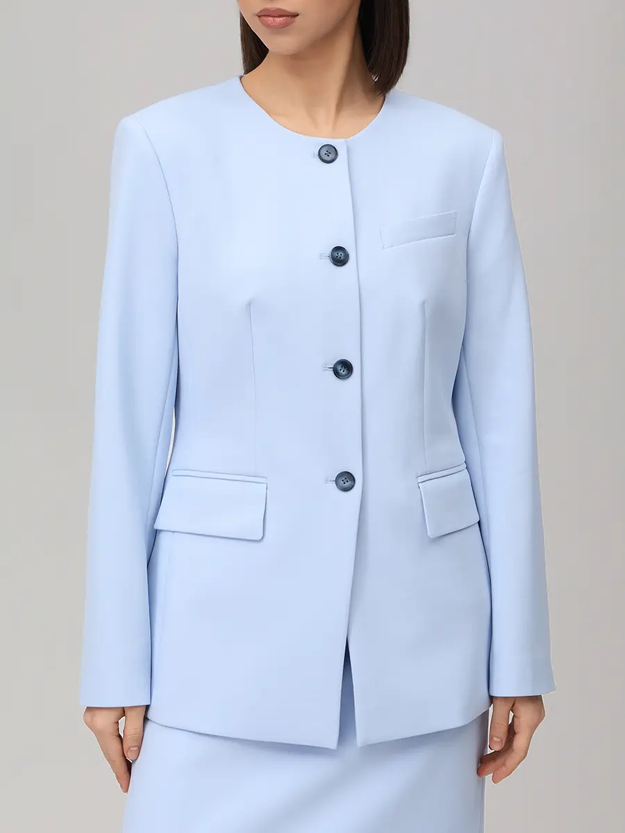 Пиджак однотонный