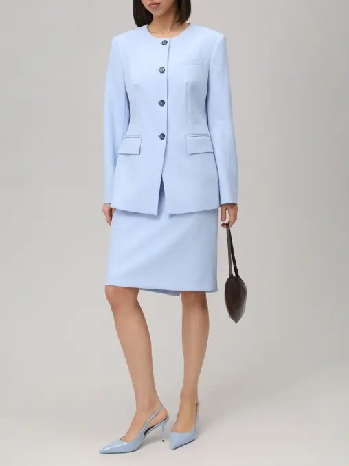 Пиджак однотонный VASSA&CO