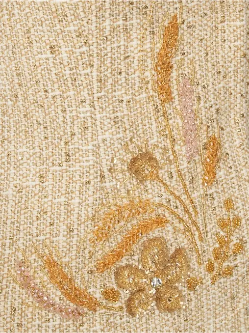 Жакет твидовый с вышивкой ручной работы SPERANZA COUTURE
