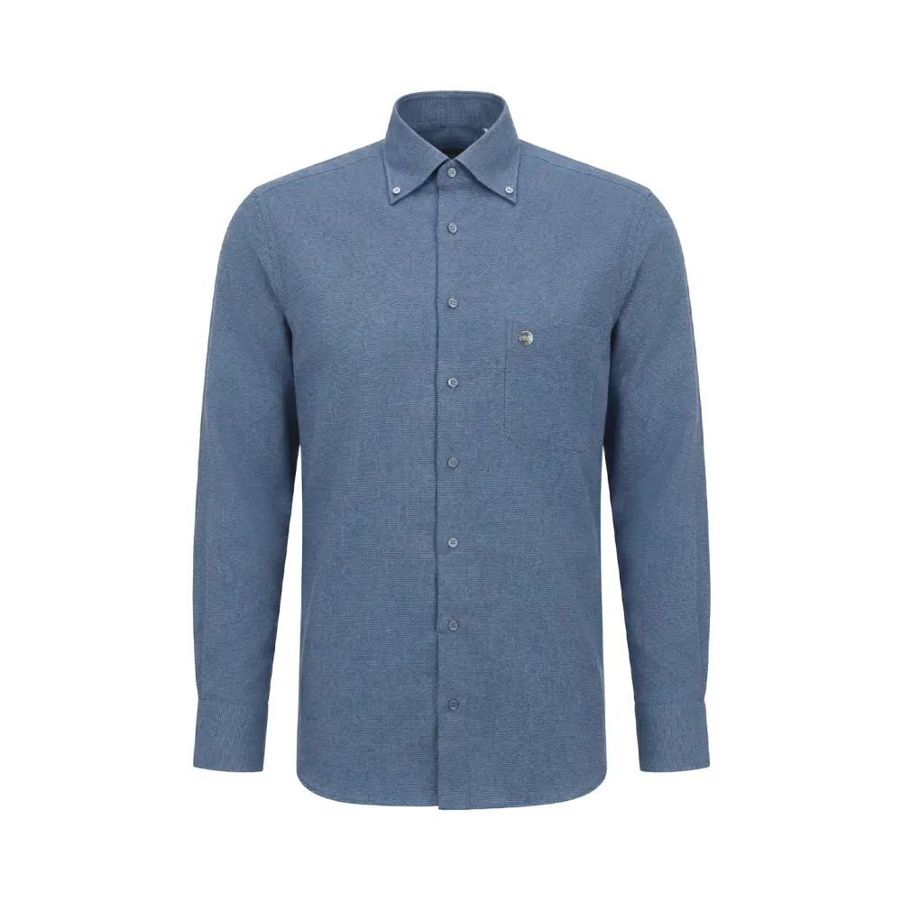 Рубашка Regular Fit хлопковая