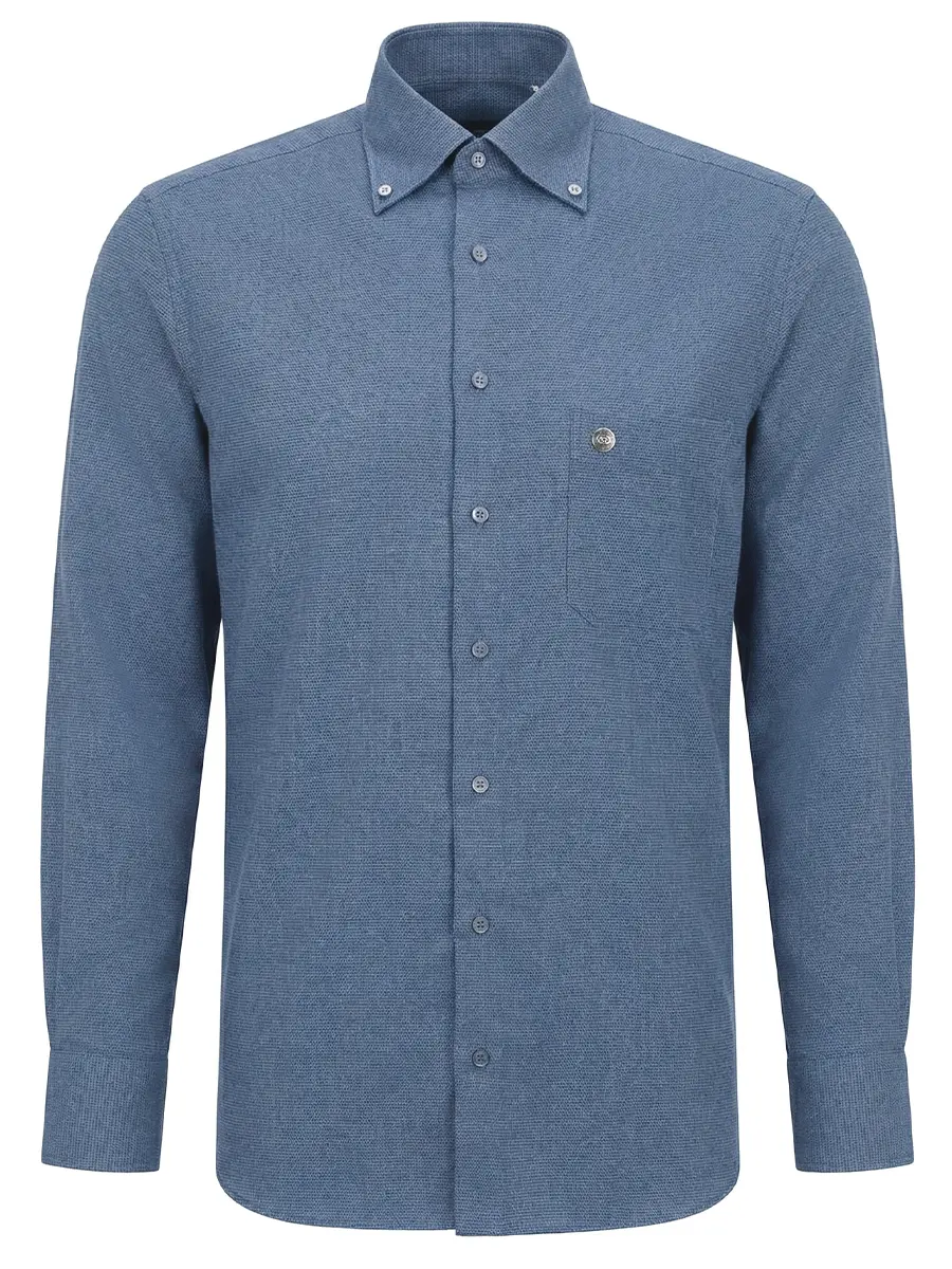 Рубашка Regular Fit хлопковая