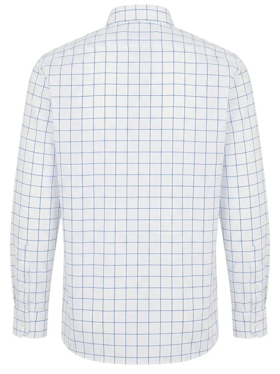 Рубашка Regular Fit изо льна и хлопка