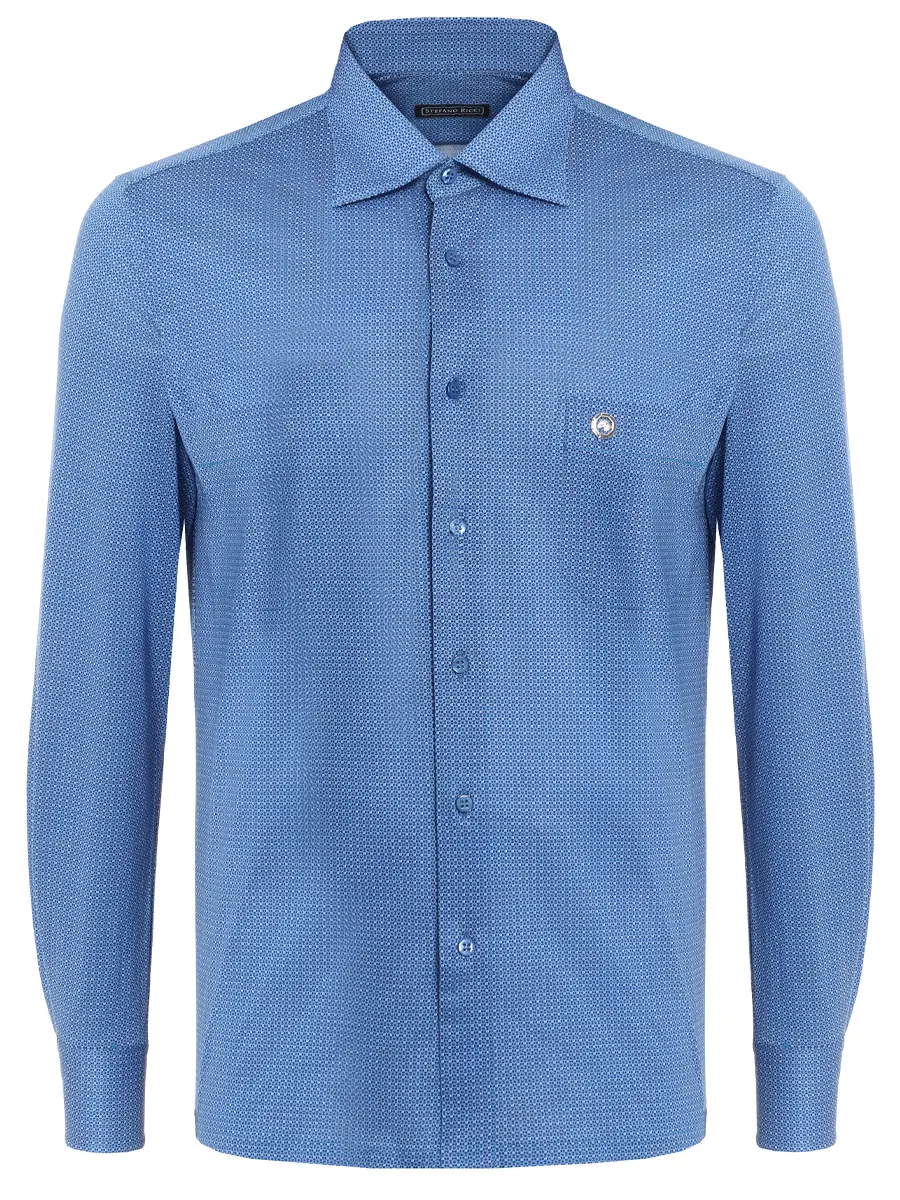 Рубашка Slim Fit хлопковая