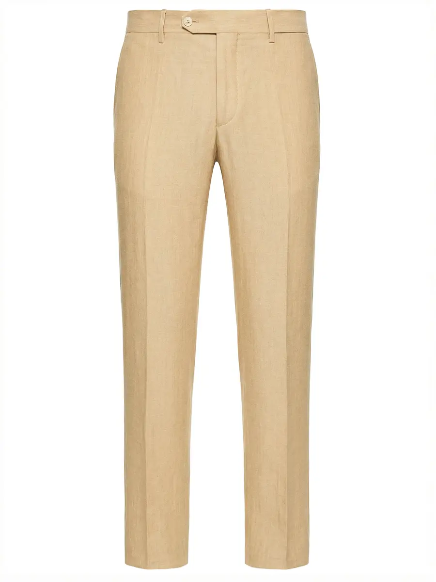 Брюки льняные