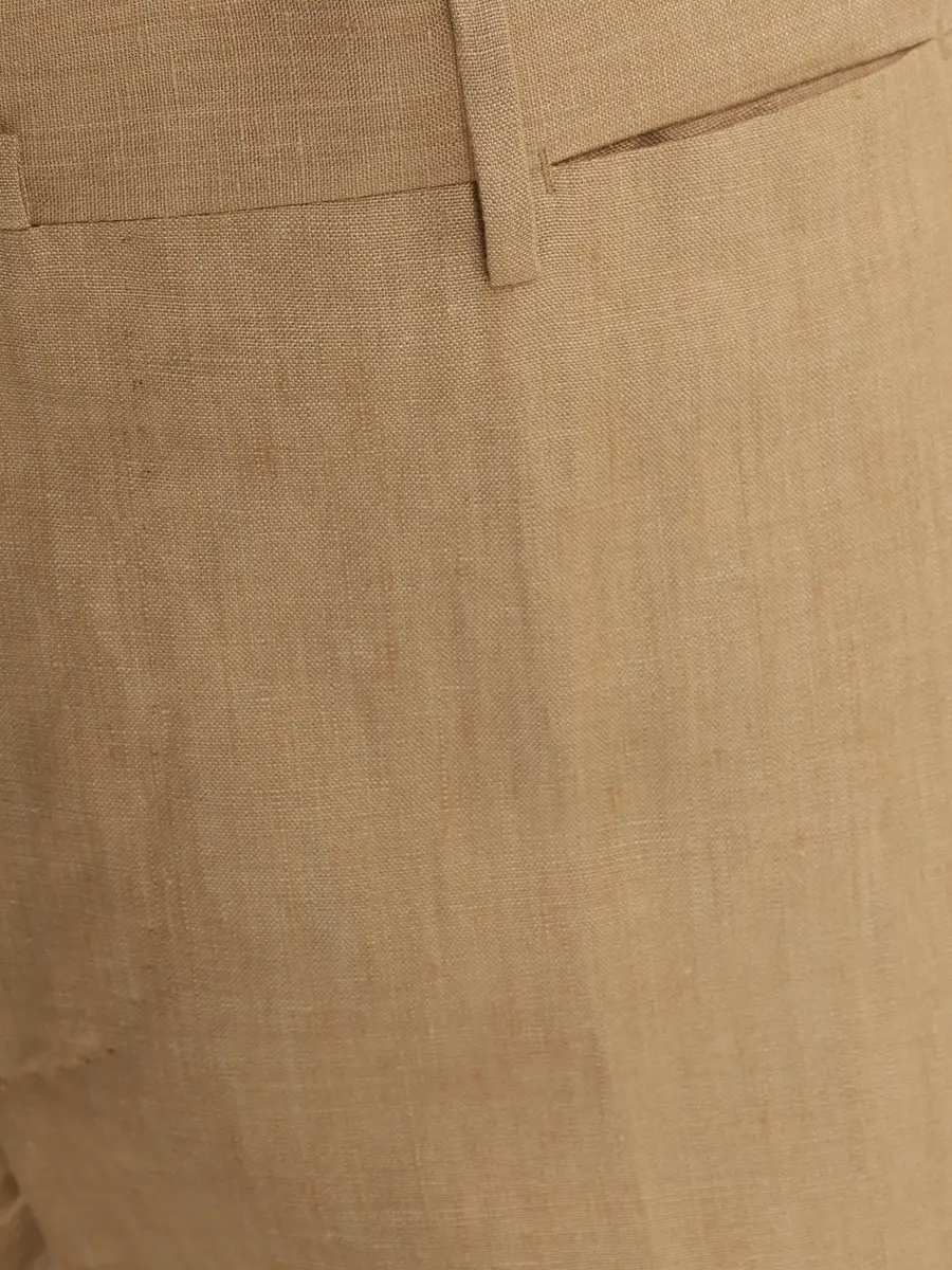 Брюки льняные