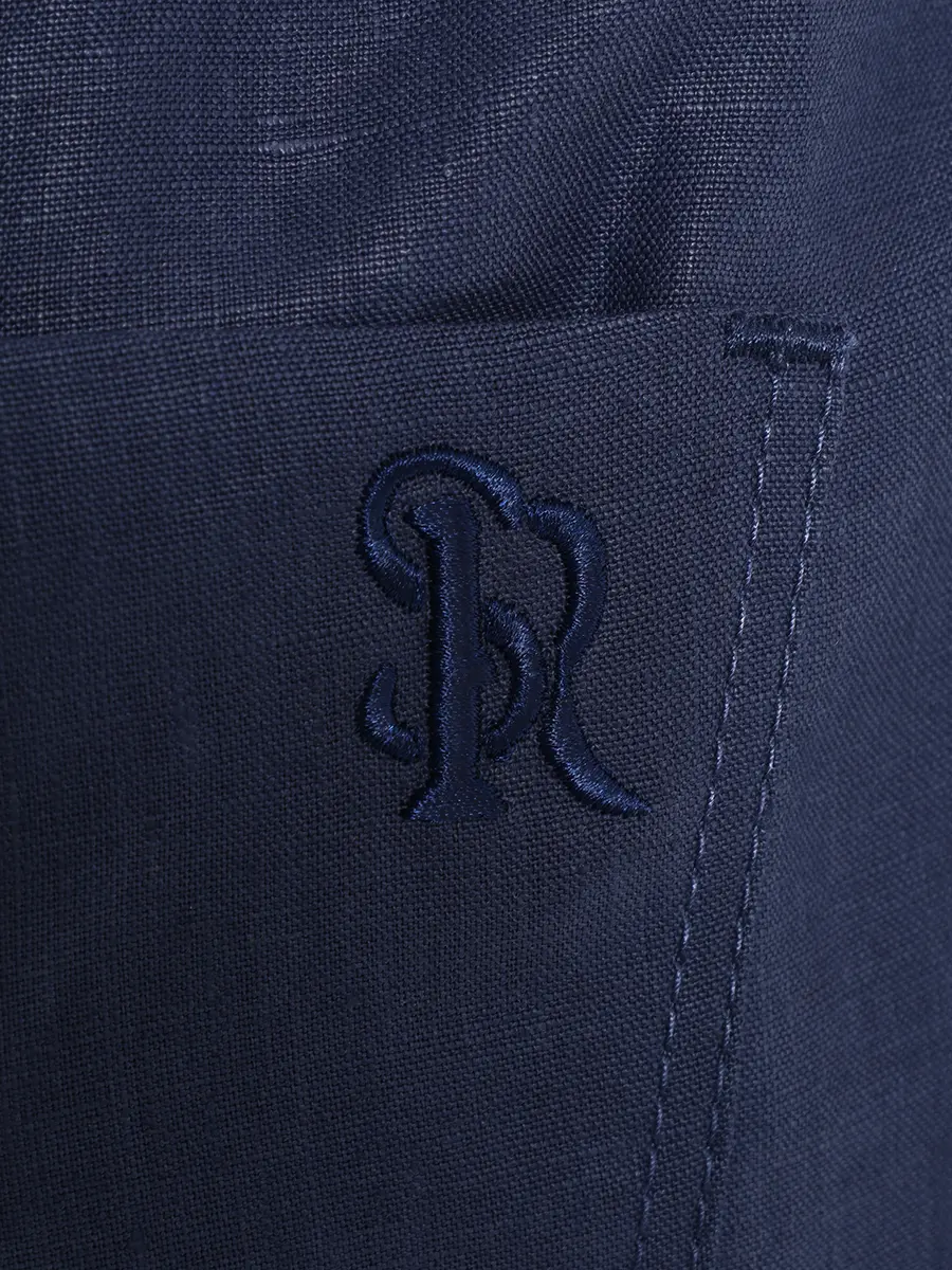 Брюки льняные