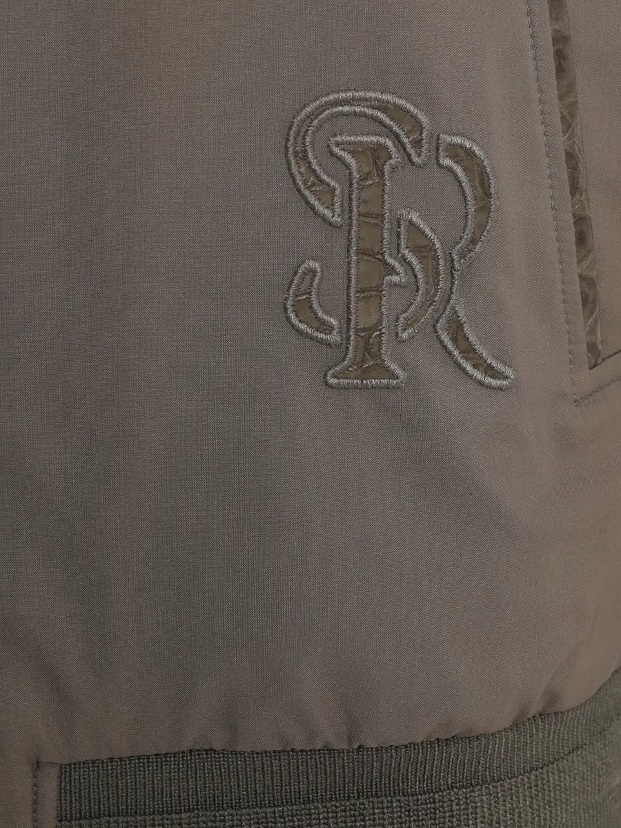 Бомбер шелковый