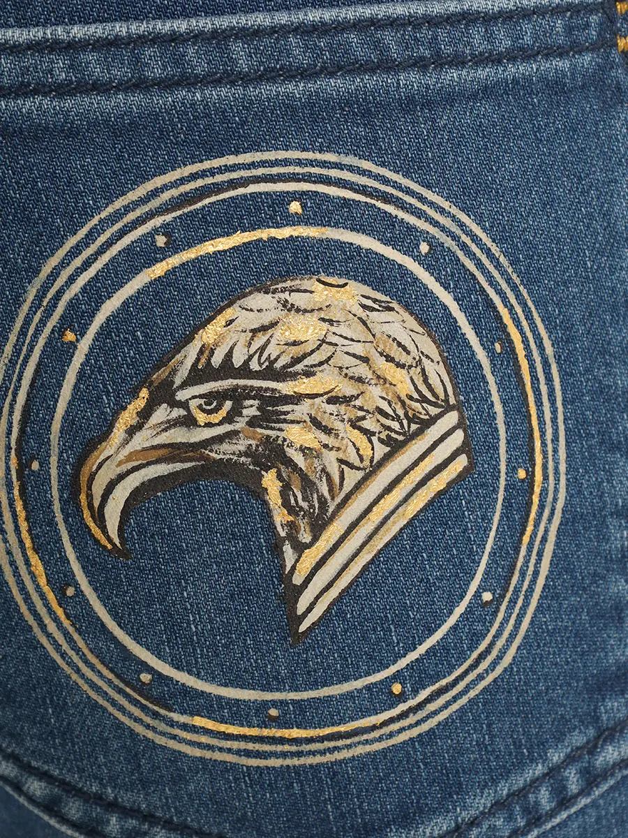 Джинсы Slim Fit хлопковые