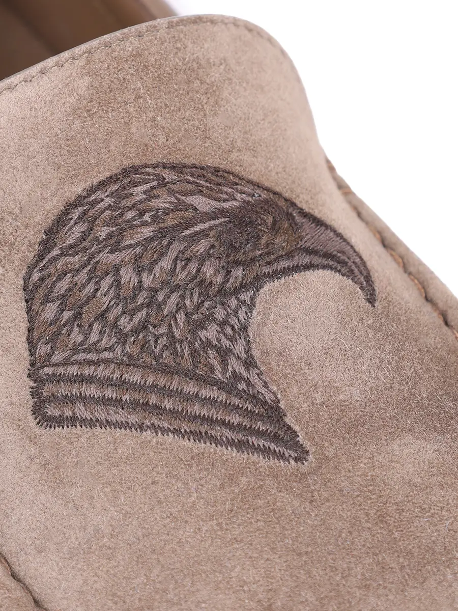 Мокасины замшевые