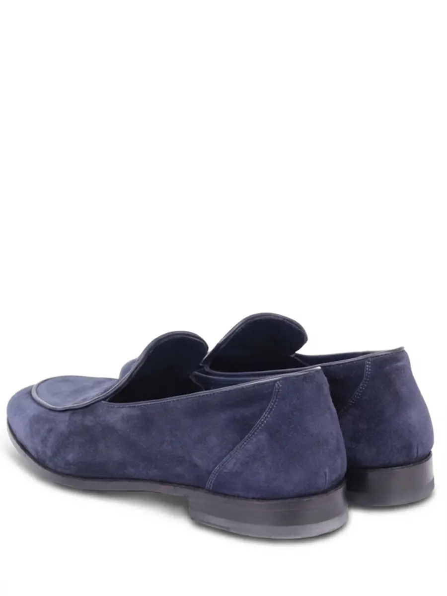 Лоферы замшевые