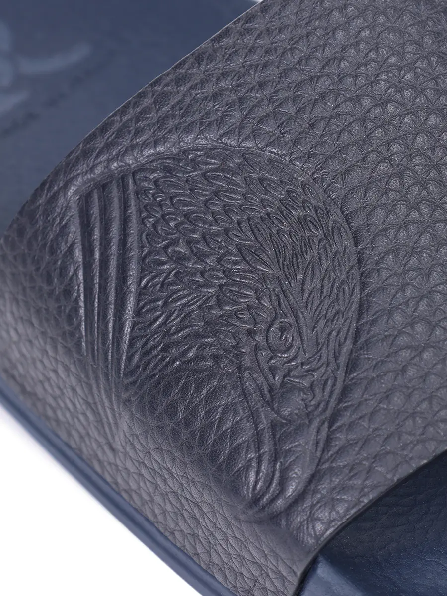 Шлепанцы кожаные