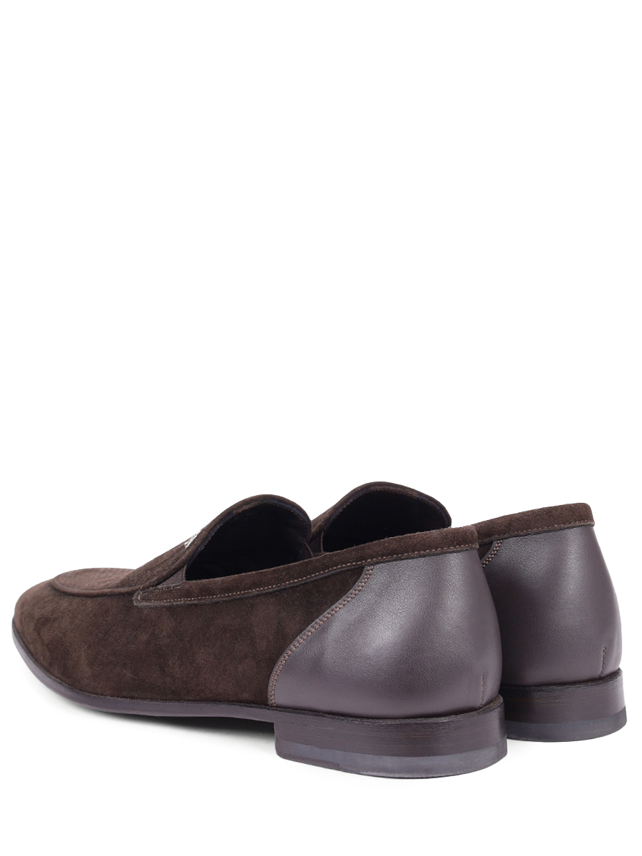 Лоферы замшевые