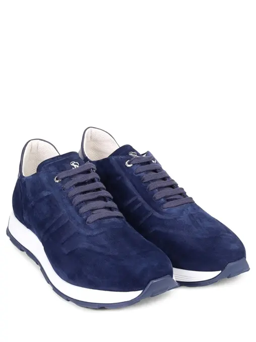 Кроссовки замшевые STEFANO RICCI