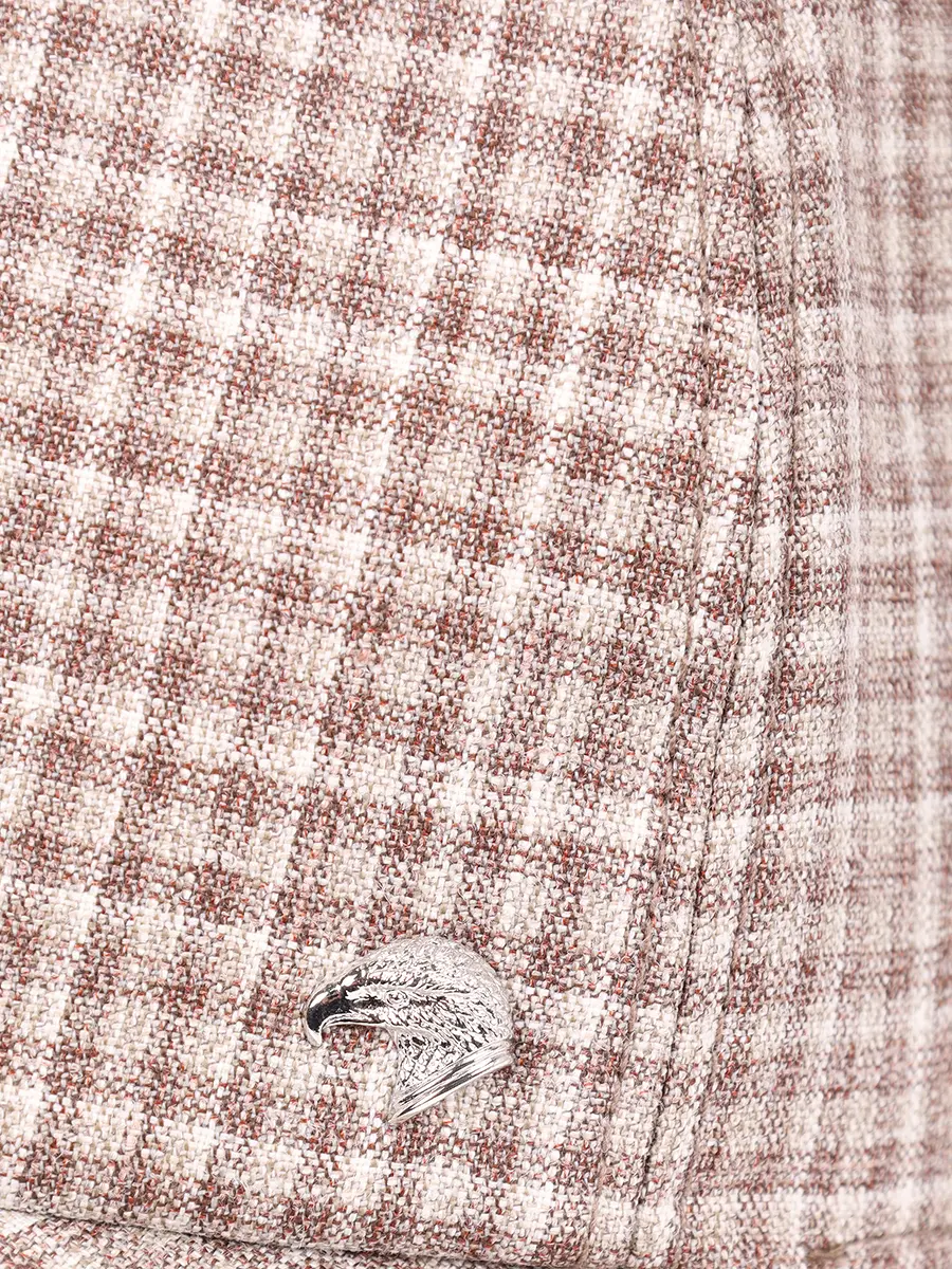 Бейсболка в клетку