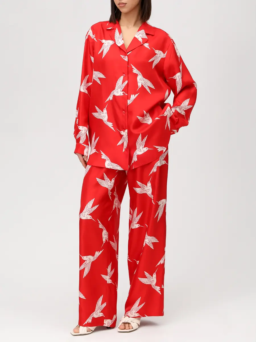 Костюм шелковый