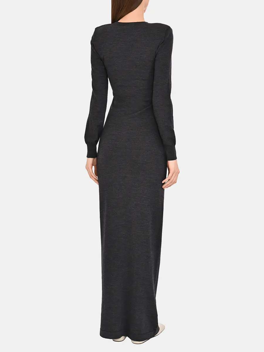 Платье шерстяное