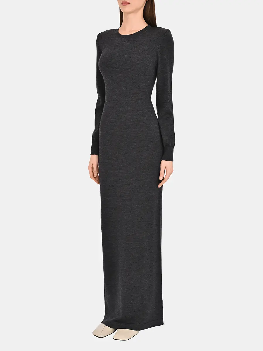 Платье шерстяное