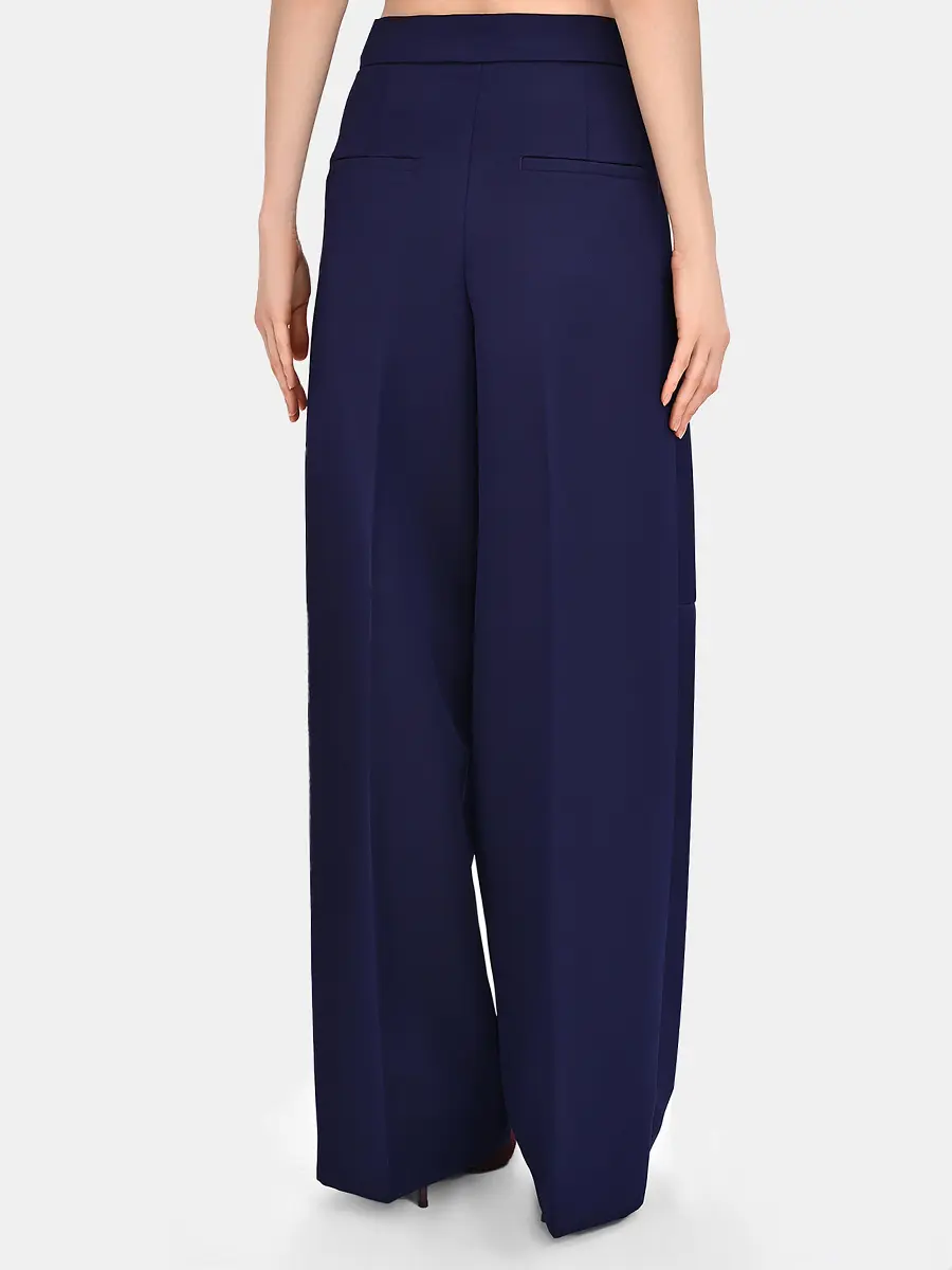 Брюки однотонные